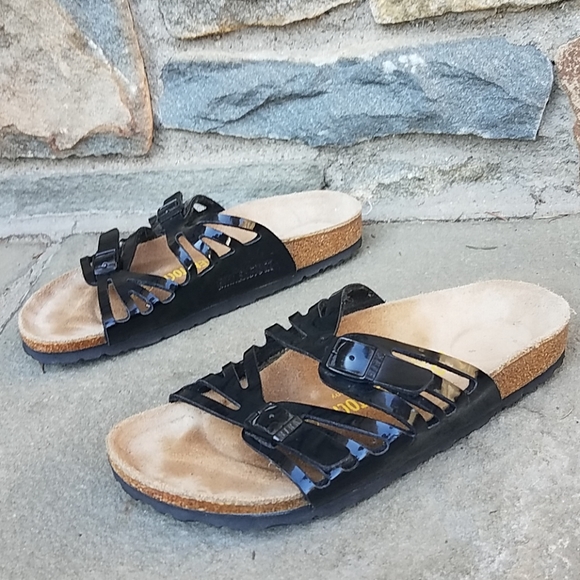Birkenstock Shoes - Birkenstock Granada  patent birko flor